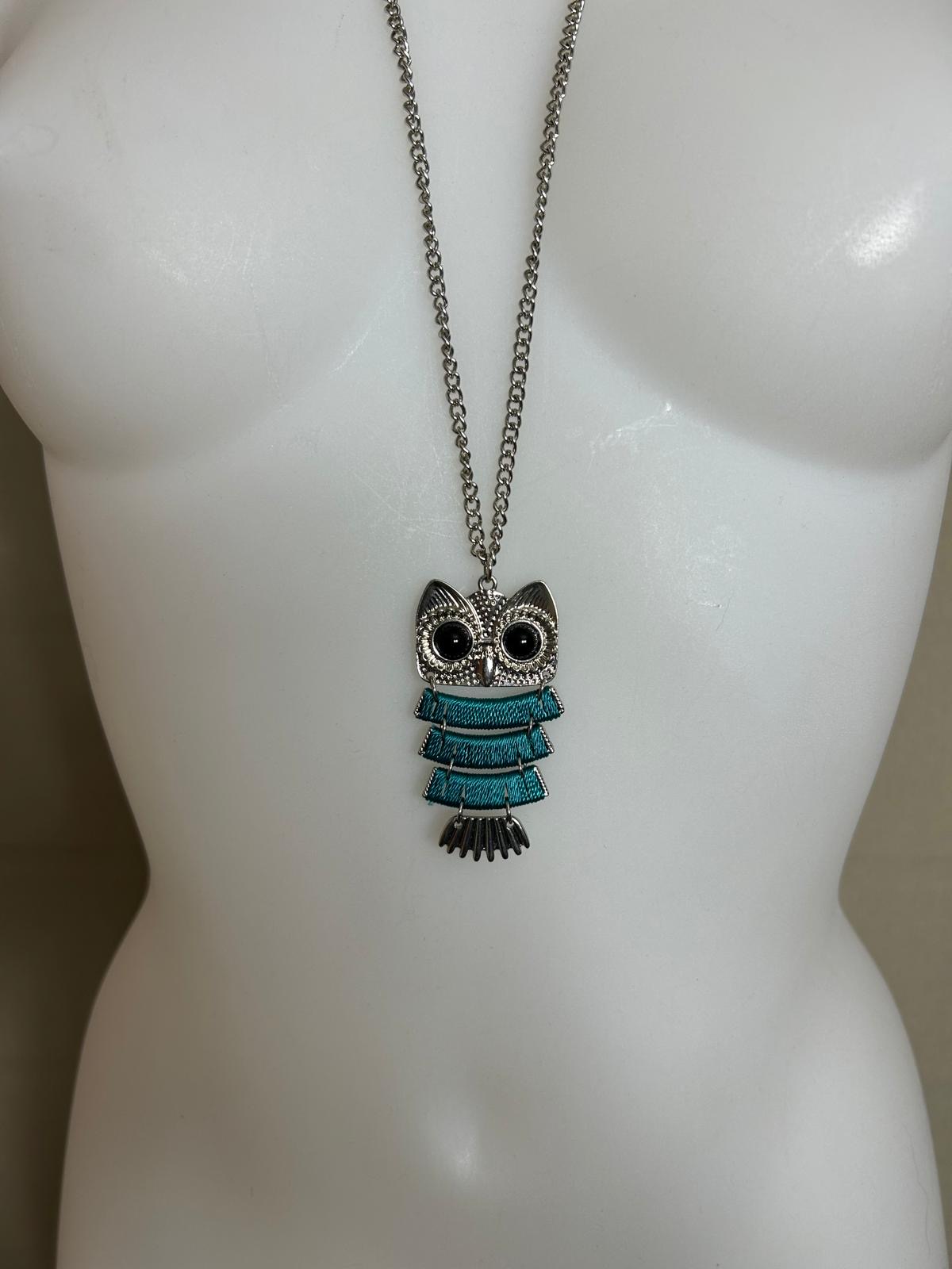Collier Sautoir hibou femme