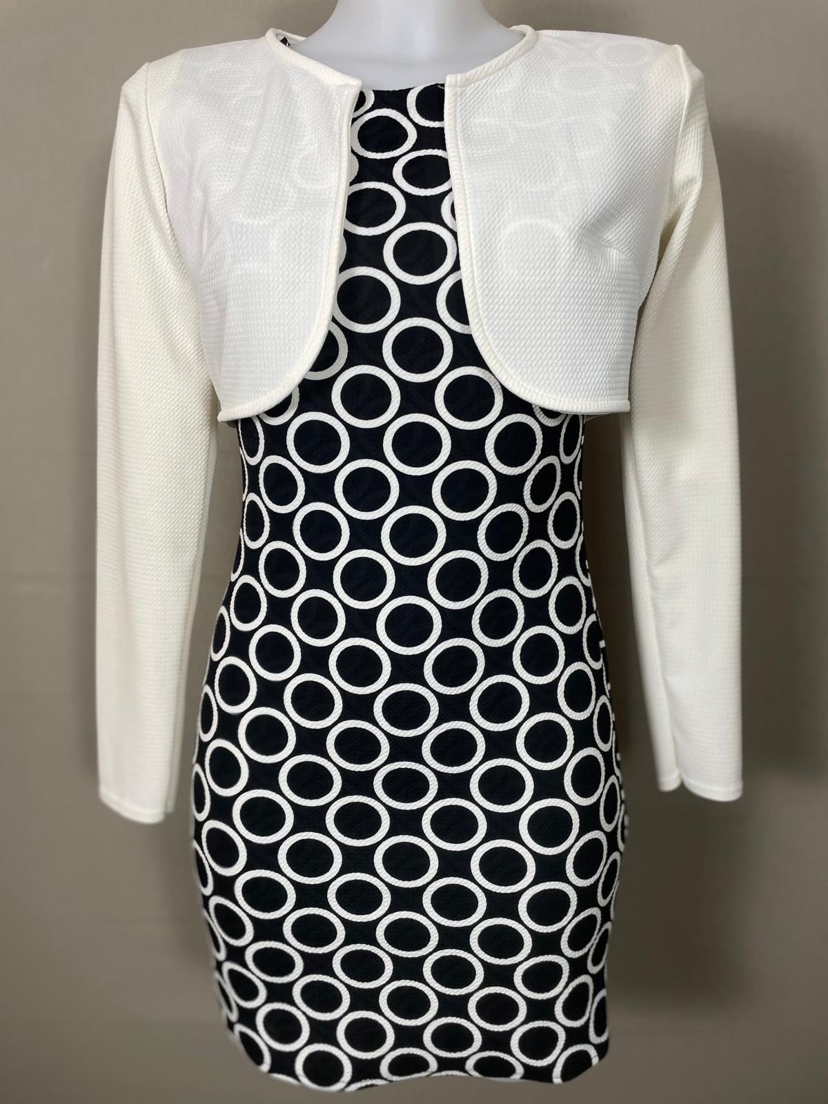 Ensemble femme robe + boléro T.36