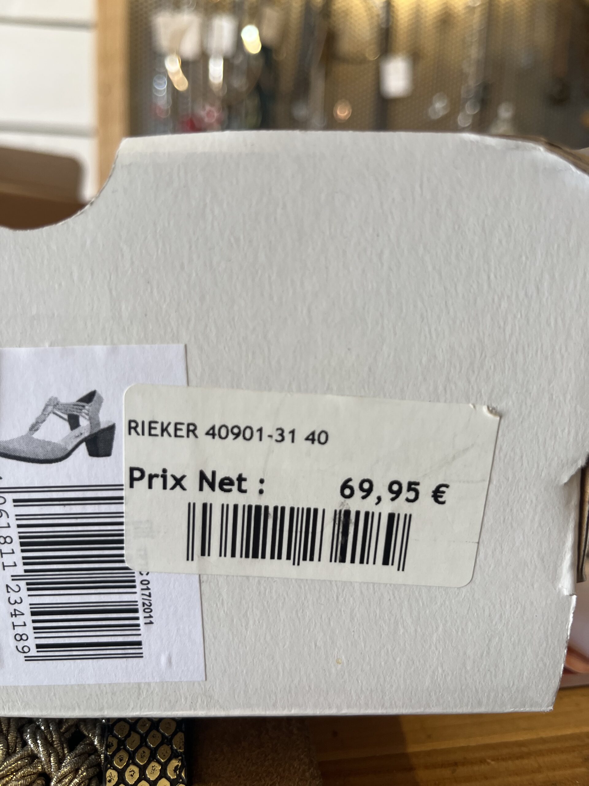 Chaussures Rieker comme neuves P.40