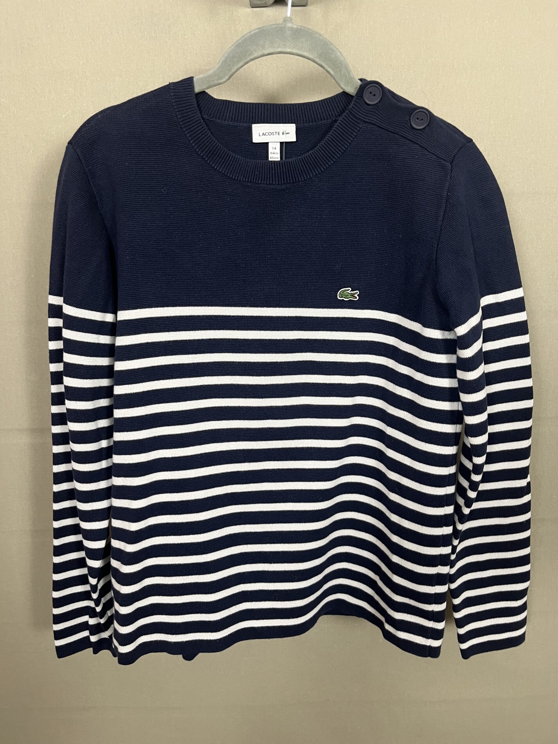 Pull Lacoste Garcon T.14 ans