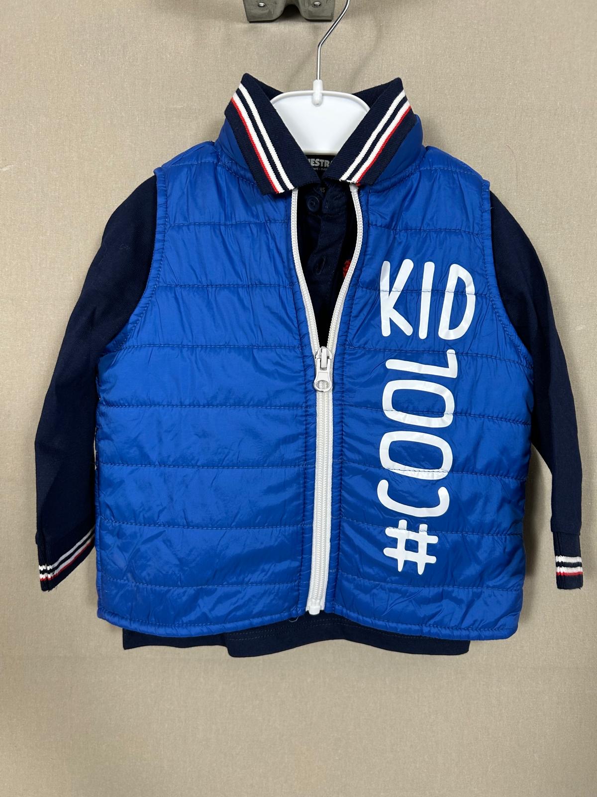 Veste sans manches garçon T.18 mois