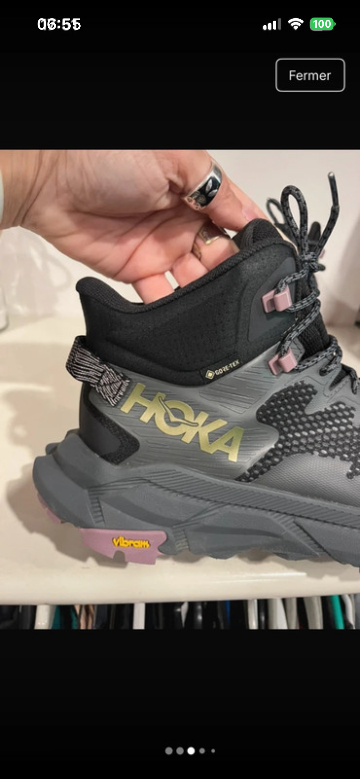 Baskets de trail Femme Hoka comme neuves P.42 2/3