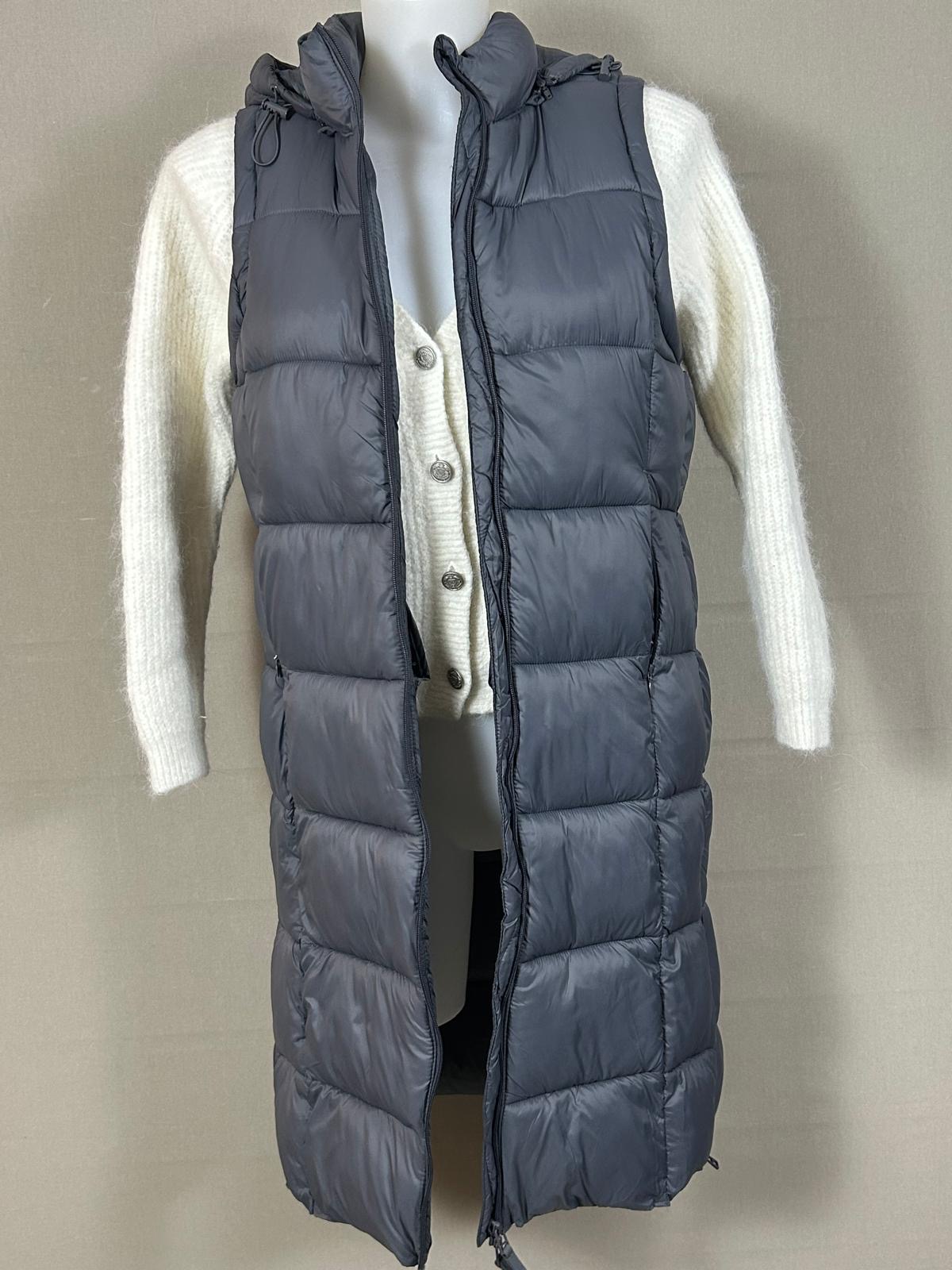 Doudoune longue Femme sans manches T.36