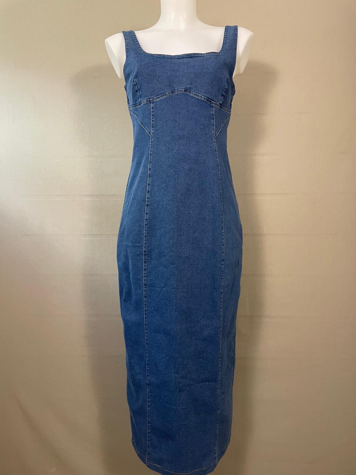Robe longue en jean neuve Femme T.40