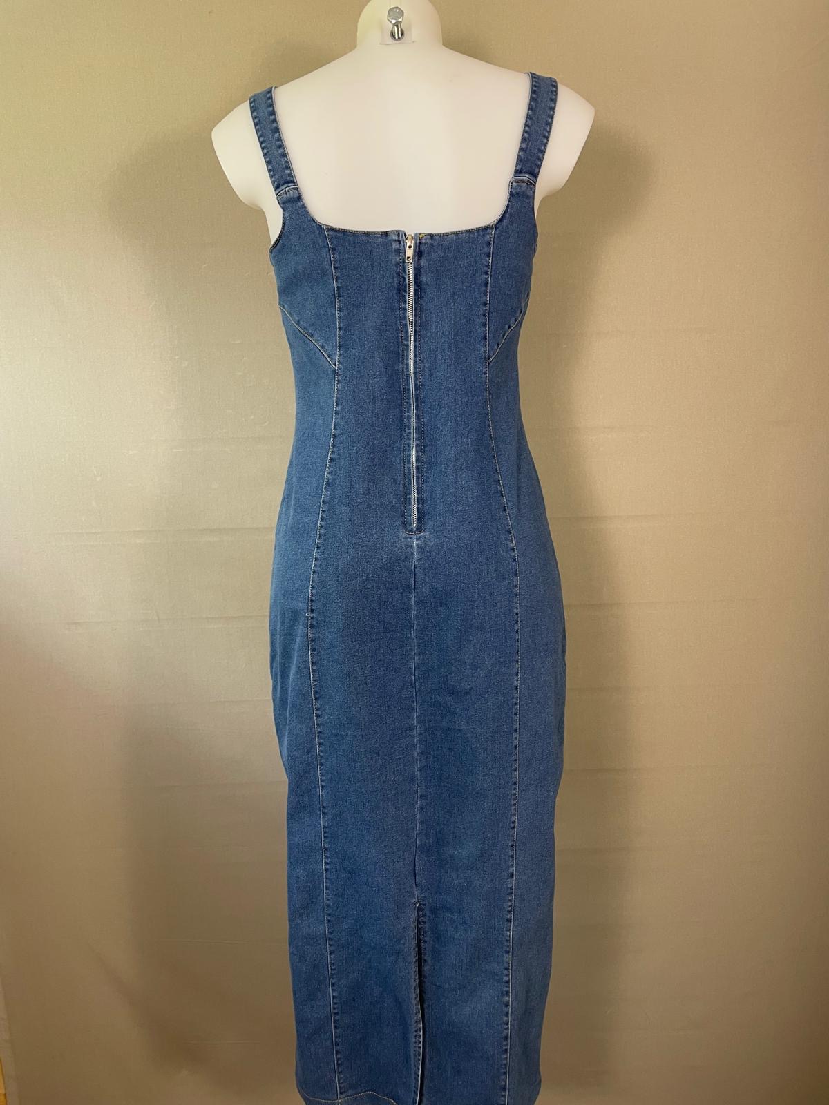 Robe longue en jean neuve Femme T.40