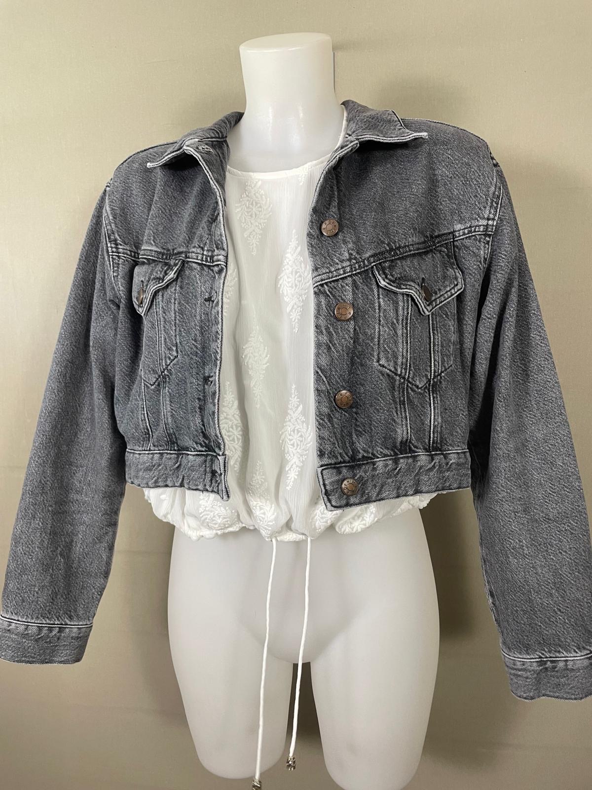 Veste courte en jean Zara Femme T.38